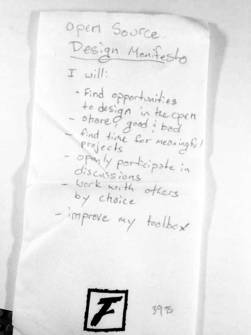 open design manifesto