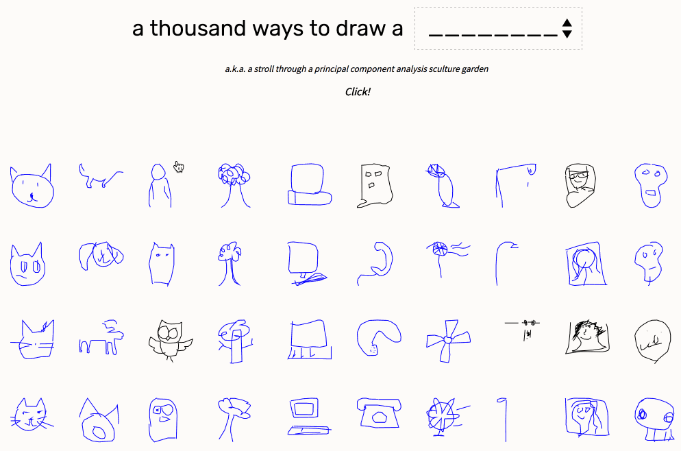 Yannick Assogba's A Thousand Ways to Draw a Thing