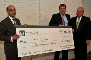 $50k and a huge check! No really, HUGE!